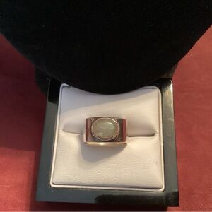 Labrodite and Silver Ring